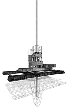 Aggregate-modular piling system